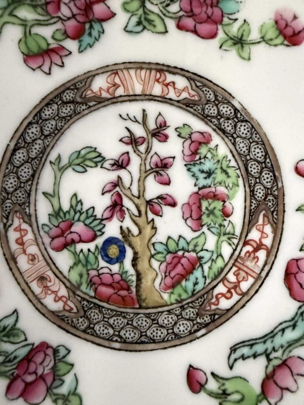 Coalport Indian Tree Saucers (6) for Teacups Scalloped Edge England - Picture 4 of 5